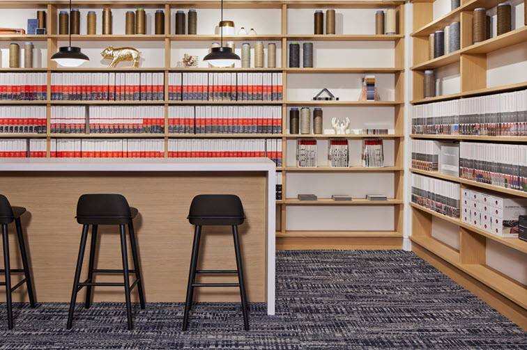 Sustainable elegance in showroom